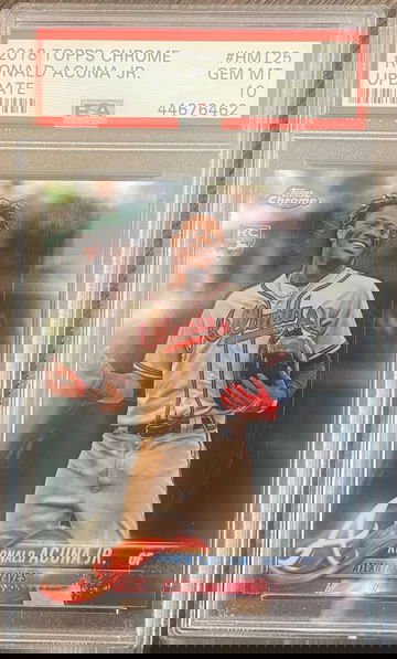 2018 Topps Chrome Update Ronald Acuna Jr #HMT25