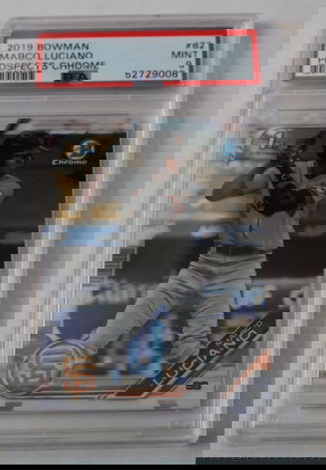 2019 Bowman Chrome Marco Luciano PSA 9