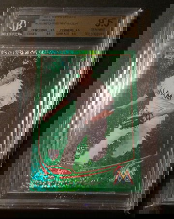 2013 Topps Update #US290 Christian Yelich Emerald BGS 9.5