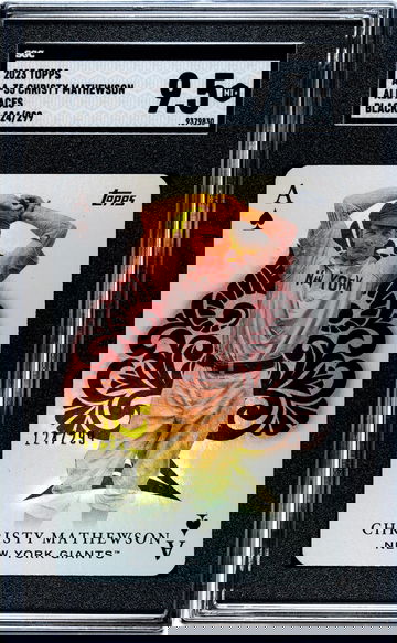 2023 Topps All Aces Black Christy Mathewson #AA-35 /299 SGC 9.5