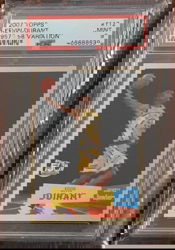 Kevin Durant Topps Rookie 57-58 Variation
