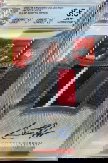 2005 Scottie Pippen Exquisite Collection Limited Logos /50 BGS 8.5