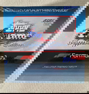 Topps Chrome F1 Sapphire Box