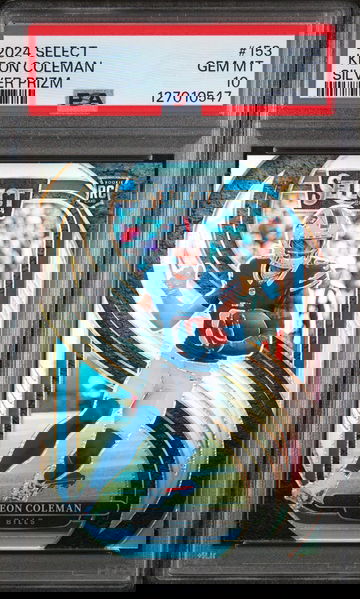 2024 Panini Select Prizm Silver Keon Coleman #153 PSA 10