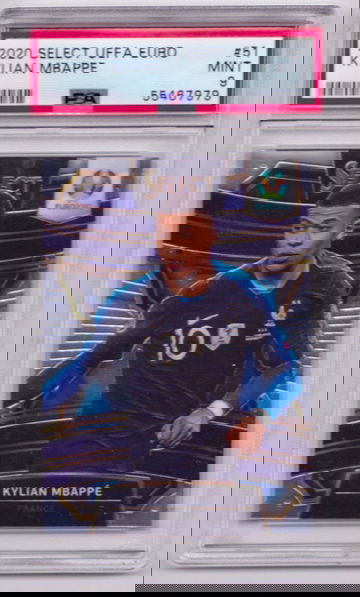 2020 Panini Select UEFA Euro Kylian Mbappe PSA 9
