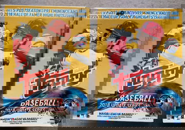 2018 Topps Update Blaster Box 2x Lot