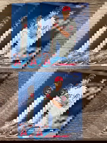 5x 2018 Topps Shohei Ohtani 700 RC Rookie Card