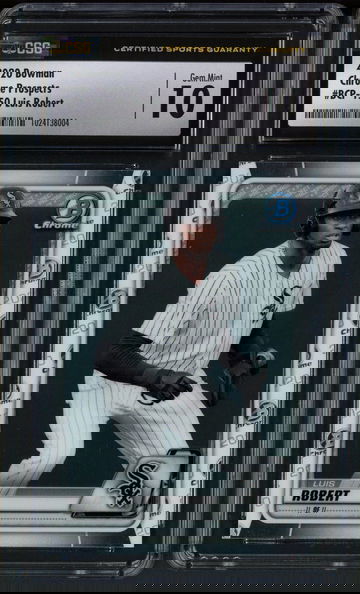 2020 Bowman Chrome Prospects Luis Robert BCP-150 CSG 10 GEM MINT