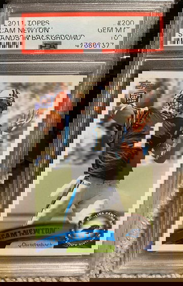 2011 Topps Cam Newton RC Rookie PSA 10 #200 