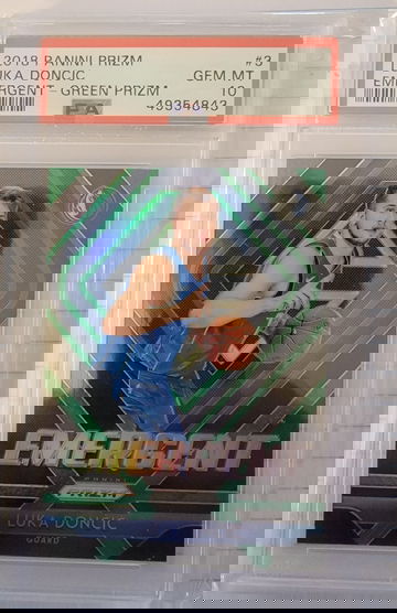 2018 Green Emergent Luka Doncic PSA 10