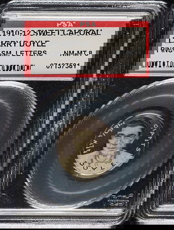 1910-12 Sweet Caporal Larry Doyle New York Giants  PSA 8 NM/MT