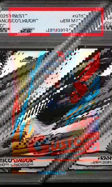 2025 Topps Finest Gusto Francisco Lindor #G15 PSA 10