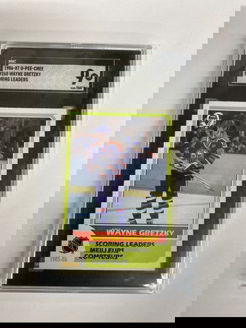 1986-87 O-Pee-Cher Wayne Gretzky # 260 scoring leaders