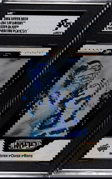 2004 Upper Deck #164 Tim Dwight Cyan Printing Plate 1/1