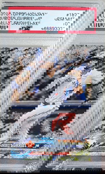 Lourdes Gurriel Jr 2018 Holiday Metallic Snowflake RC Rookie PSA 10