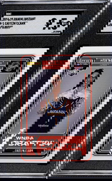 2024-25 Panini Instant Wnba #DN-1 Caitlin Clark Draft Night 1 of 45316 SGC 9.5