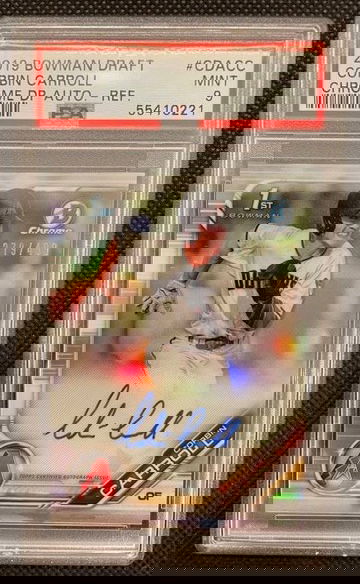 2019 Corbin Carroll Bowman Draft Refractor Auto