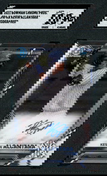 2021 Bowman Chrome Prospects Kevin Alcantara CPA-KA Auto