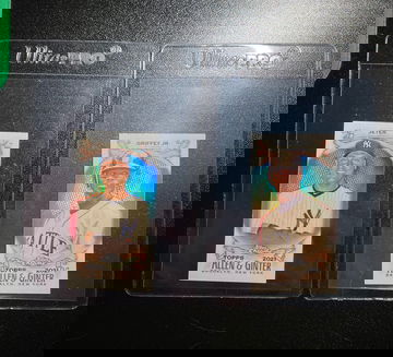 2021 Topps Chrome Allen & Ginter KEN GRIFFEY #51 + DEREK JETER REFRACTOR #133