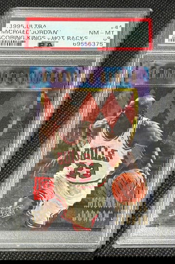 1995 Ultra Scoring Kings Michael Jordan #4 PSA 8
