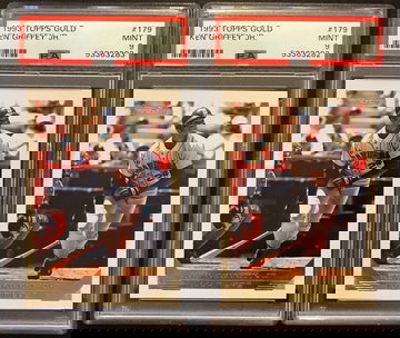 Lot of 2 - 1993 Topps Gold Ken Griffey Jr. PSA9 MINT 