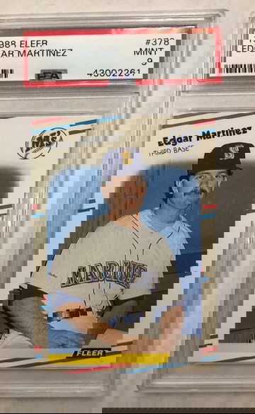 1988 Fleer Edgar Martinez PSA 9
