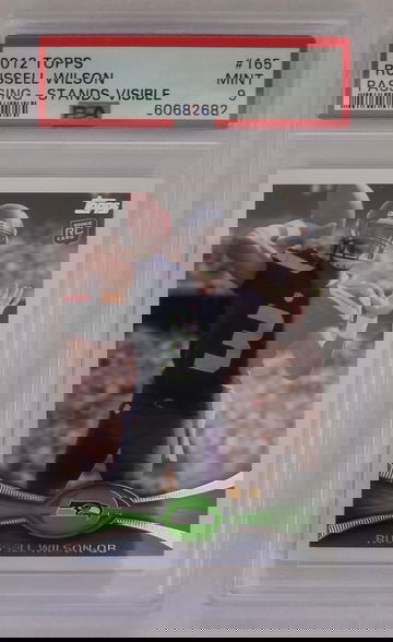 2012 Topps Russell Wilson RC (Passing-Stands Visible) - PSA 9 MINT