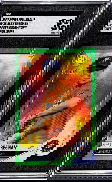 2023 Topps Big League #WR-35 Alex Bregman Wrapper Redemption /99 SGC 8