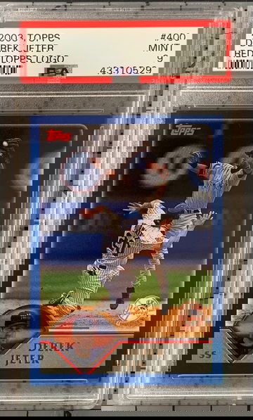 2003 Topps #400 Derek Jeter PSA 9 Mint