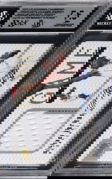 2023 Michael Jordan Upper Deck Goodwin Champions Upper Deck UD Game Jerseys BGS 7.5