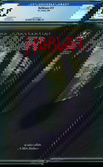 HELLBLAZER #17, CGC 9.2 NM-