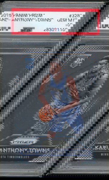 2015 Panini Prizm Karl Anthony Towns PSA 10