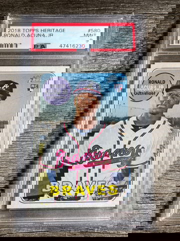 2018 Topps Heritage Ronald Acuna Jr 