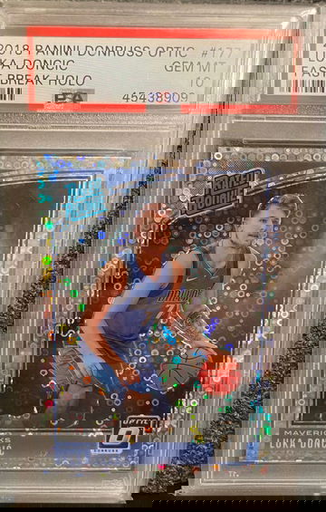 2018 NBA Optic Luka Doncic Fast Break Holo PSA 10