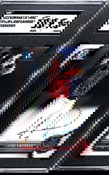 2022 Bowman Chrome Jorge Barrosa AutoCPA-JBA