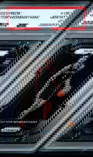 2023 Panini Prizm Victor Wembanyama #136 PSA 10