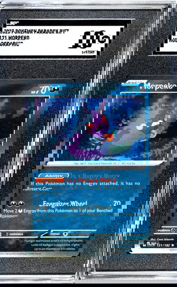 2023 Pokémon Scarlet & Violet Paradox Rift Morpeko #121/182 Holo SGC 10