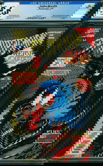 SPIDER-MAN #54, CGC 9.6 NM+