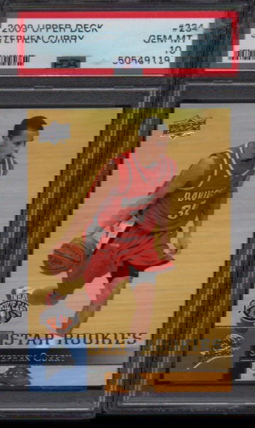 2009 Upper Deck Stephen Curry PSA 10 Gem Mint