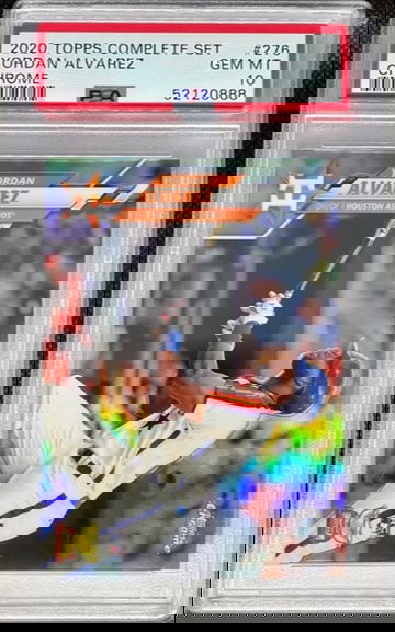 PSA 10 2020 Topps Complete Set Yordan Alvarez Chrome #276