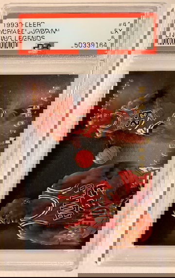 1993 Fleer #4 Michael Jordan Living Legends PSA 5 EX