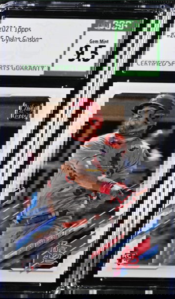 2021 Topps 285 Dylan Carlson CSG 9.5 Gem Mint