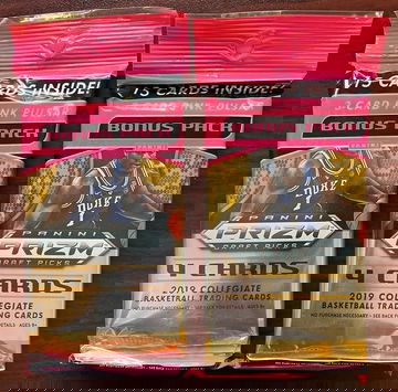 2019 - 2020 Prizm Draft Picks Basketball Cello Pack 2-LOT (Zion, Morant, Poole, Herro)
