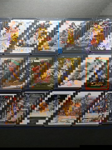 Kobe Bryant 12 card lot