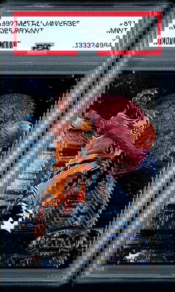 1997 Metal Universe Kobe Bryant PSA 9 #81 Los Angeles Lakers