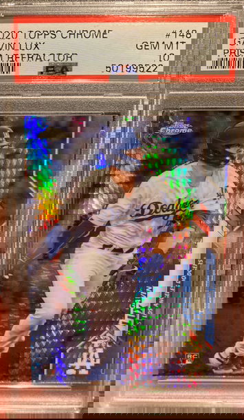 2020 Topps Chrome Gavin Lux Prism Refractor PSA 10