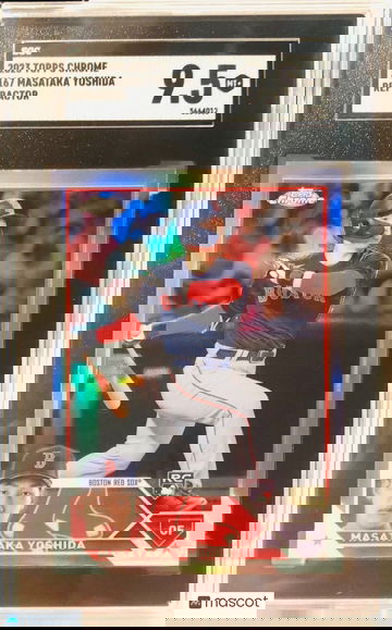 2023 Topps Chrome MASATAKA YOSHIDA Rookie Refractor SGC 9.5 Gem Mint Red Sox RC