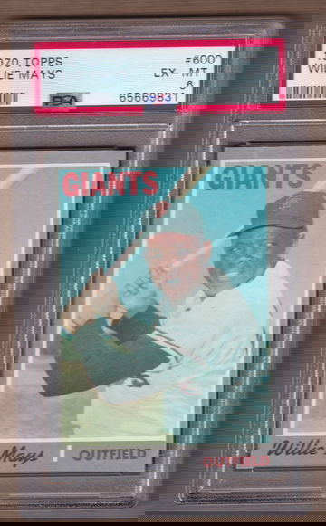 1970 Topps #600 Willie Mays PSA 6