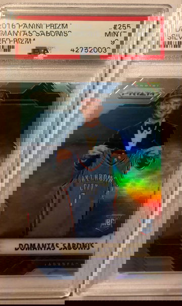 2016 Domantas Sabonis Prizm Silver Holo