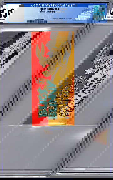 BUGS BUNNY #C4 CGC 8.0 *FIGHTS THE MAN FROM MARS* QUAKER CEREAL MINI PROMO 1949